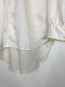 80s Katharine Hamnett  oversize silk shirt (M)