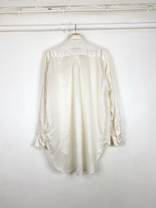 80s Katharine Hamnett  oversize silk shirt (M)