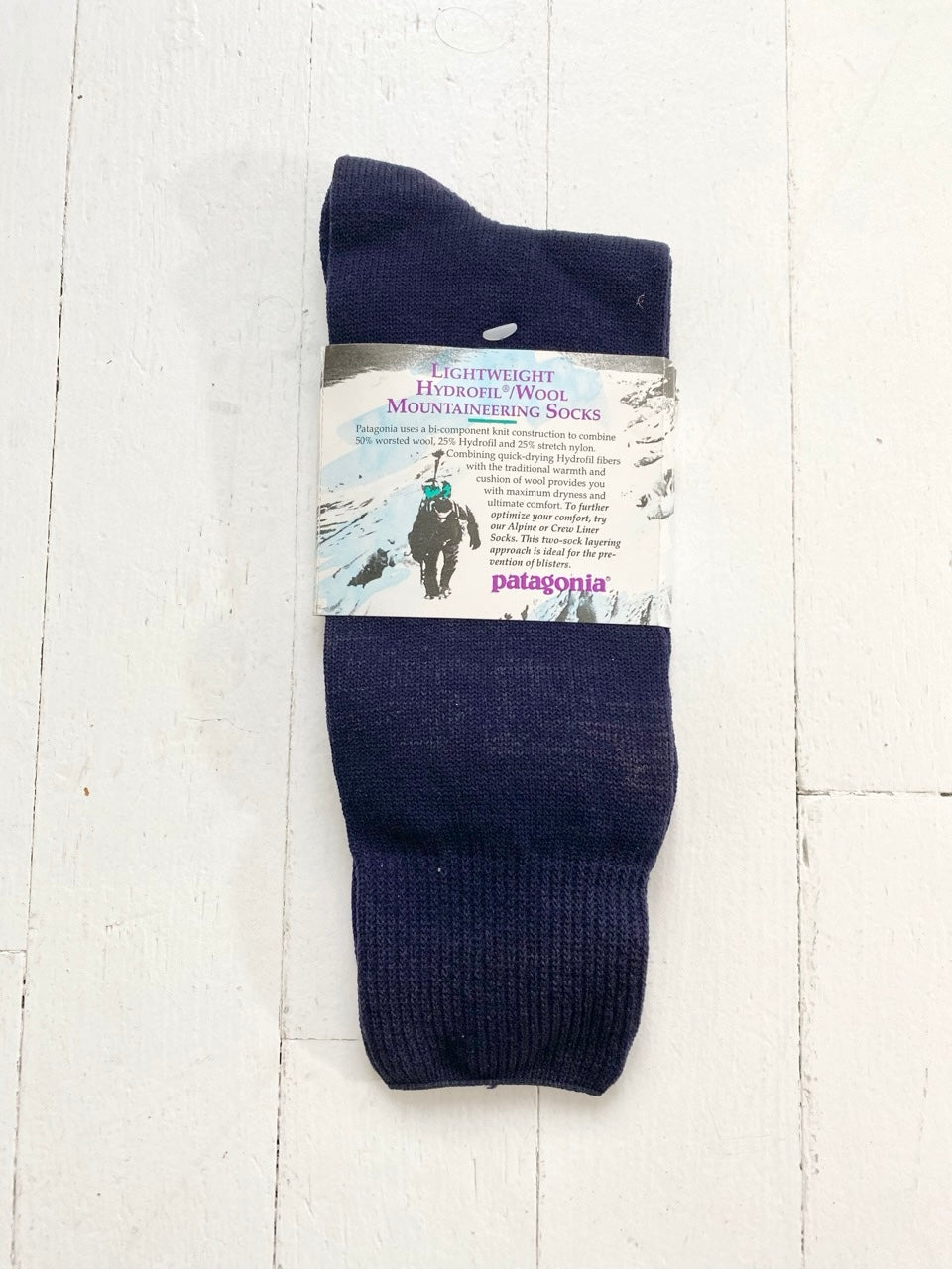 1991 faded Patagonia wool mountaineering socks (43-46 / 46-48)