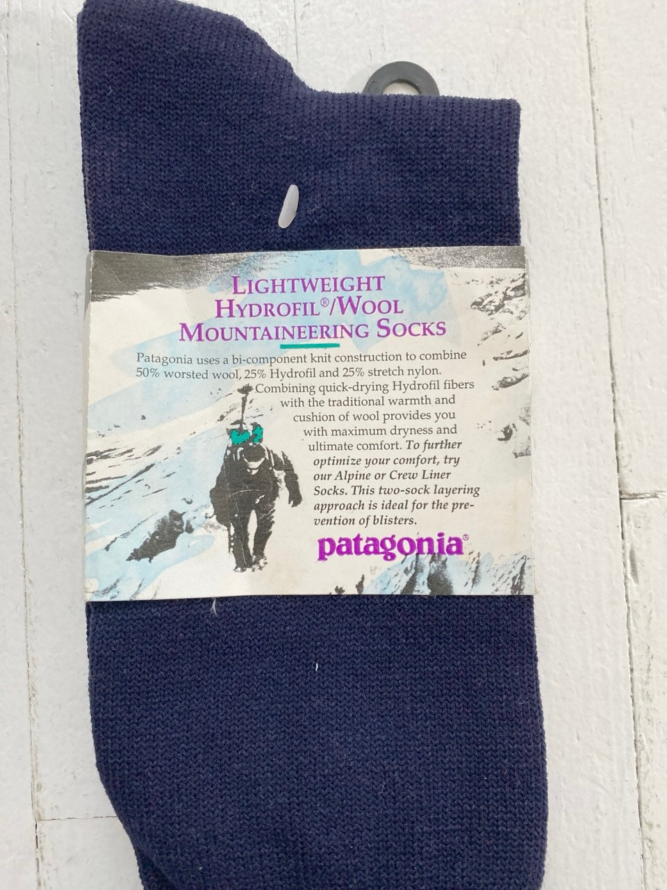 1991 faded Patagonia wool mountaineering socks (43-46 / 46-48)