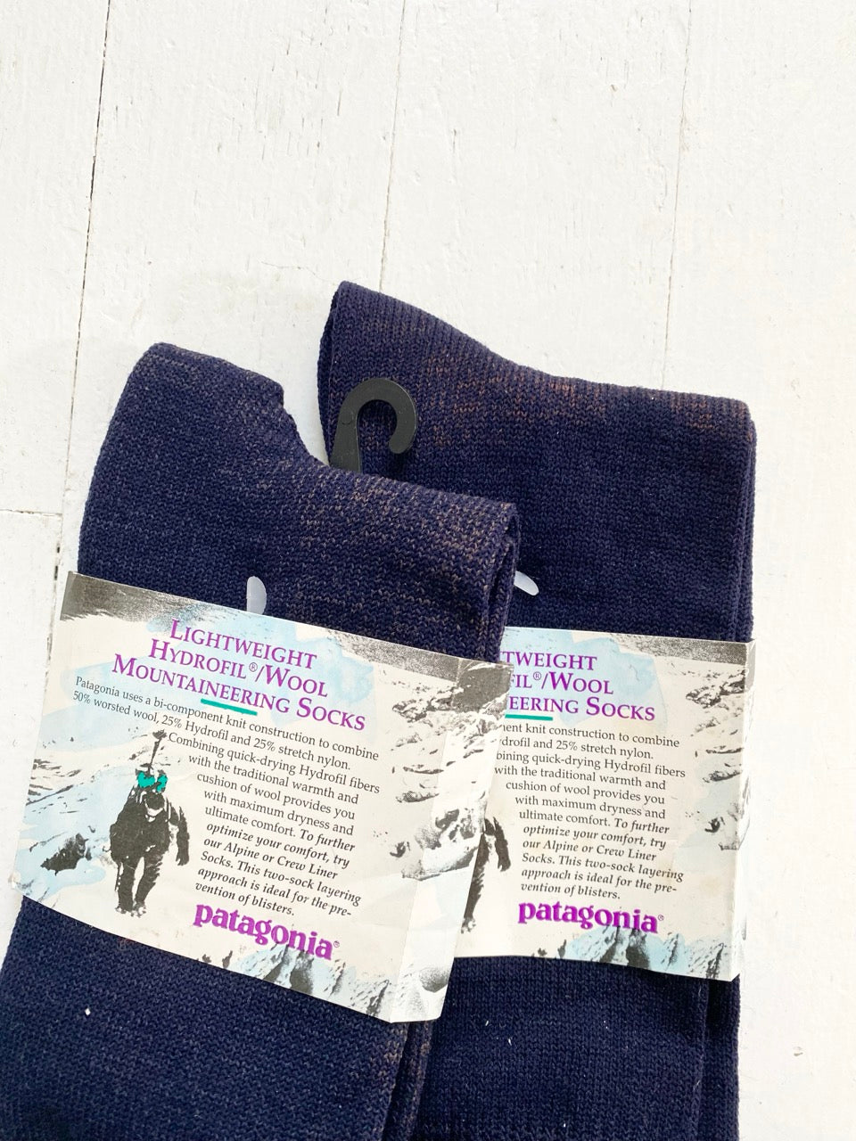 1991 faded Patagonia wool mountaineering socks (43-46 / 46-48)