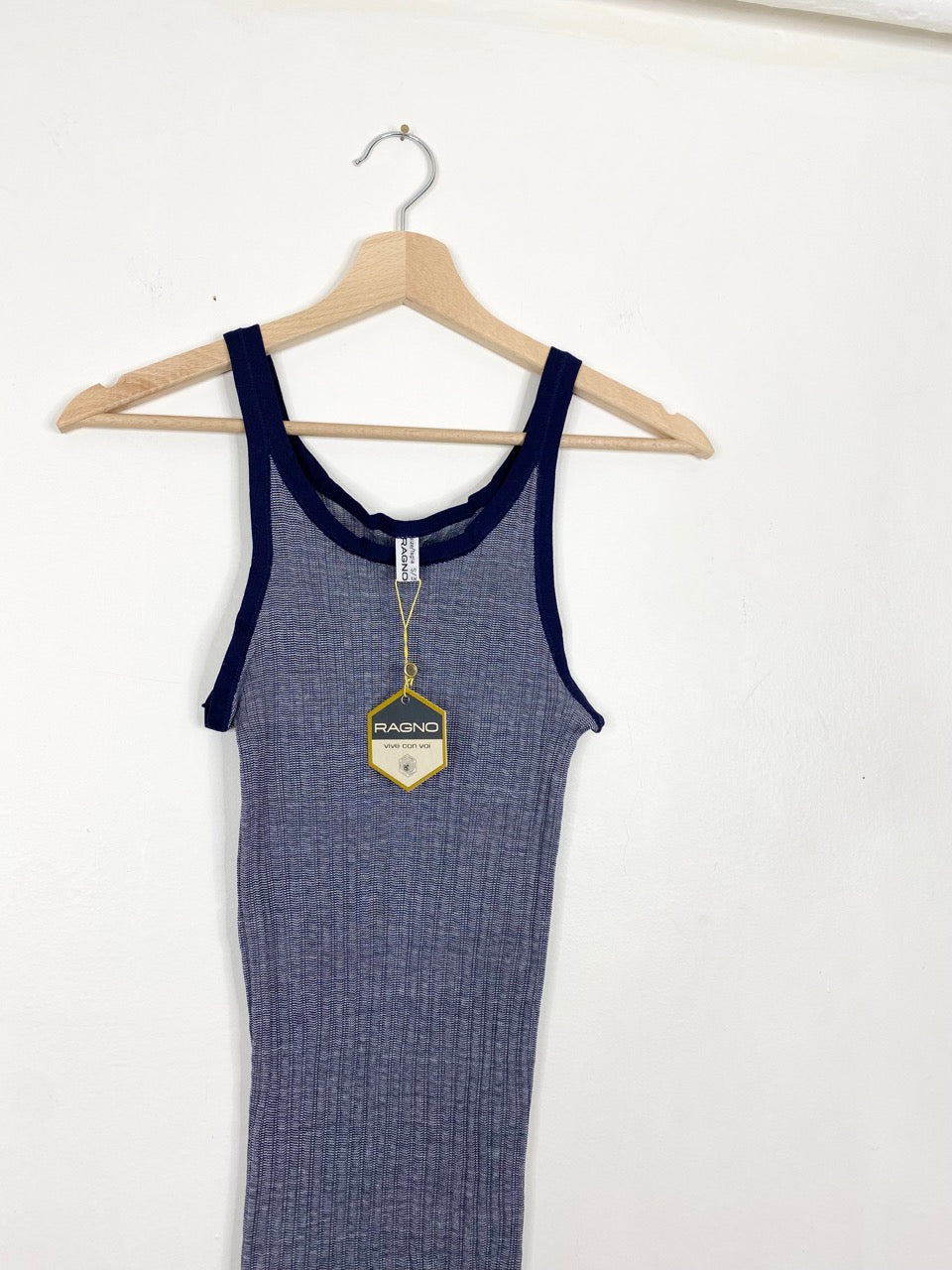 Rib tank top Ragno