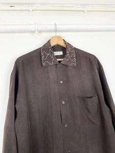 90s Equipment silk shirt (M)