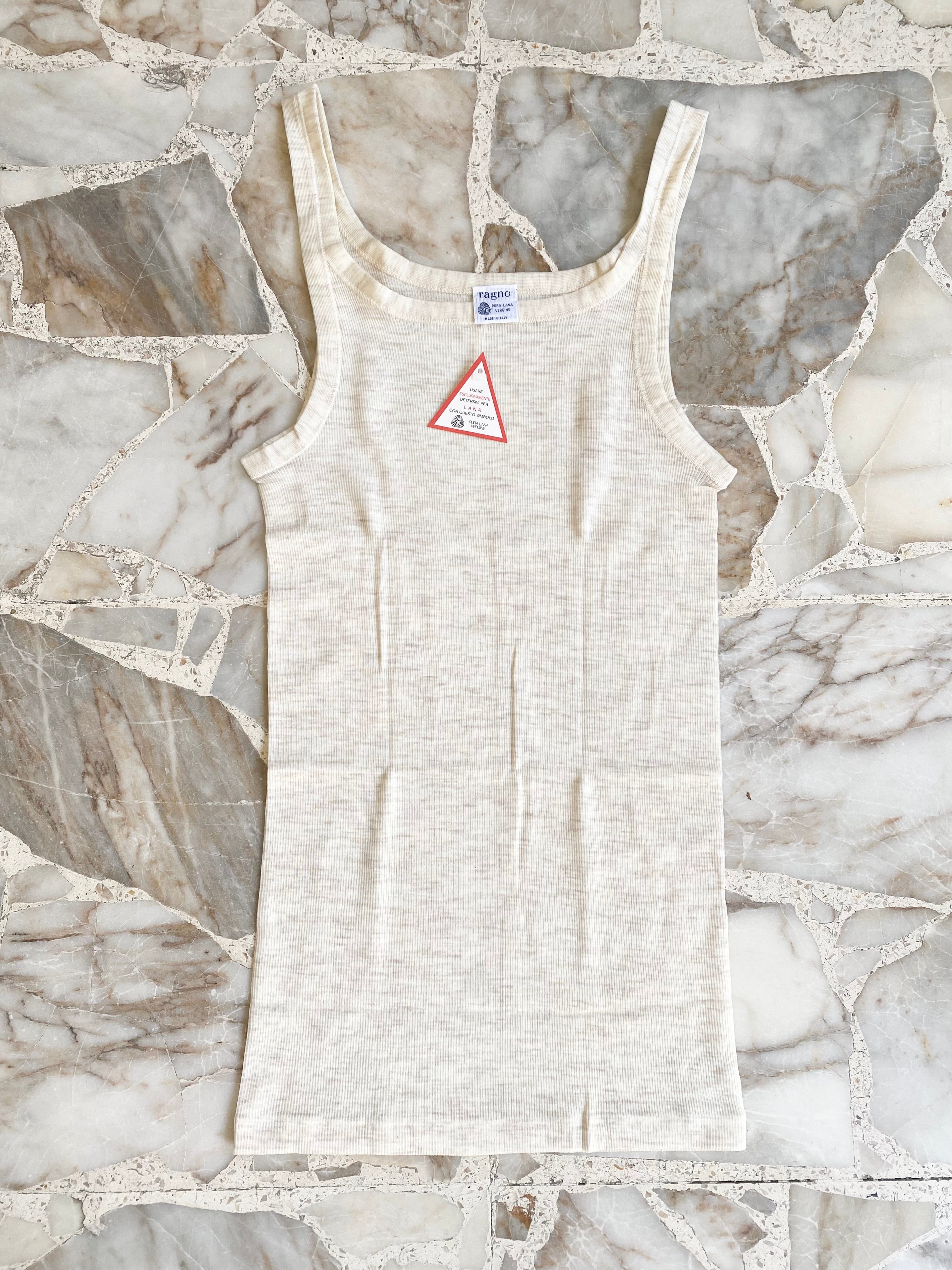 80s RAGNO wool tank top (M and L)