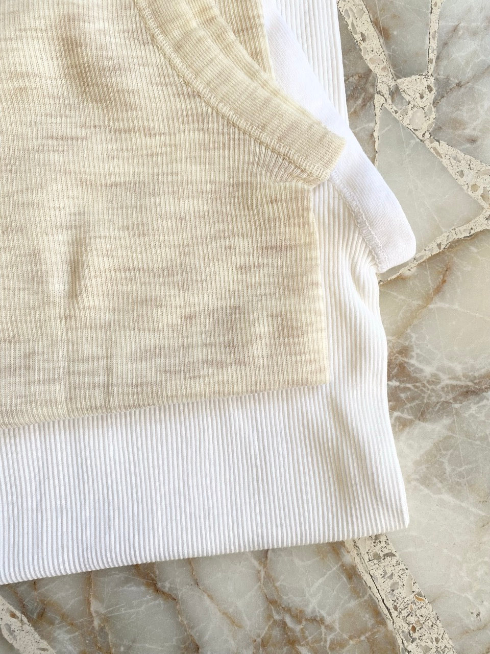 80s RAGNO wool tank top (L)