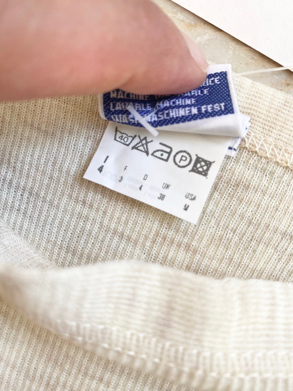 80s RAGNO wool tank top (M and L)