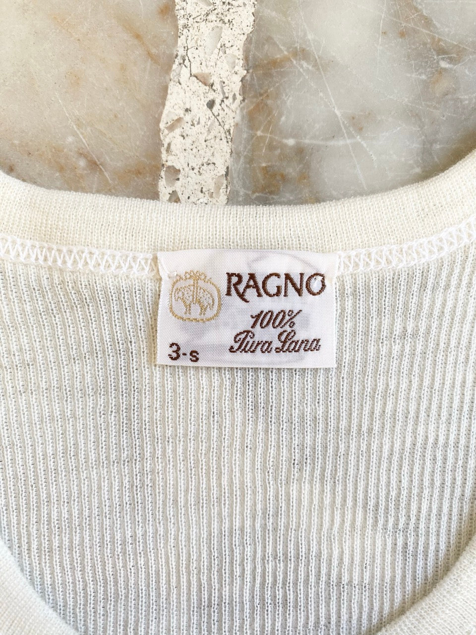 70s RAGNO wool t-shirt (S)