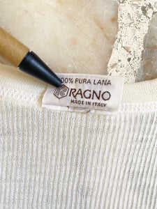 70s RAGNO wool t-shirt (S)