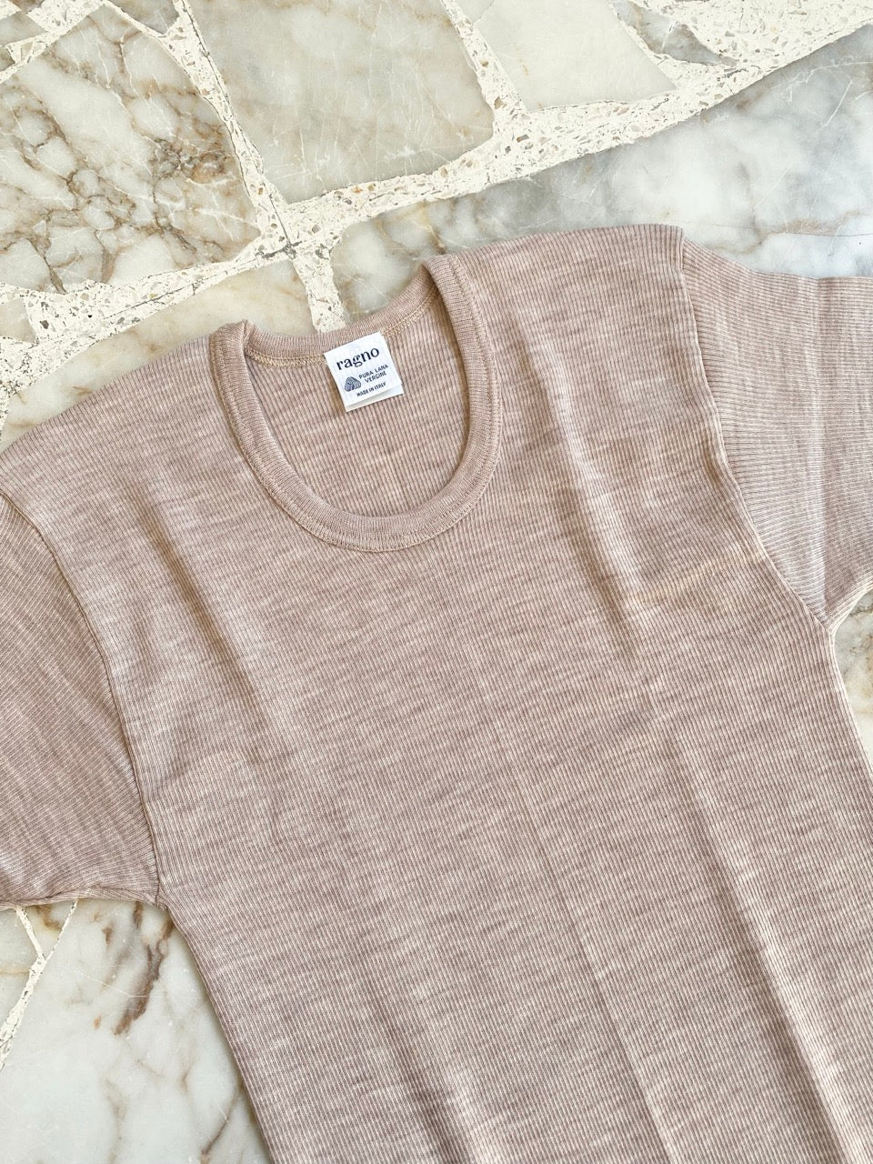 70s RAGNO wool t-shirt (M)