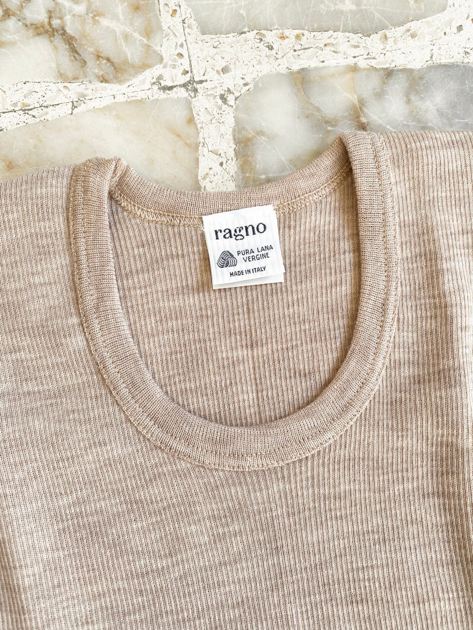 70s RAGNO wool t-shirt (M)