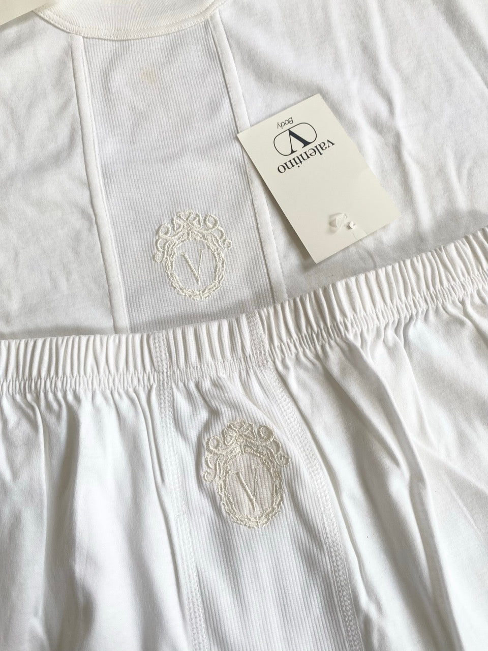 70s VALENTINO t-shirt and underwear set (L)