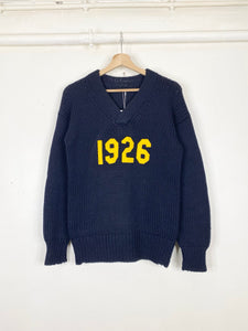 1920s A.G. Spalding Bros graduation wool knit sweater (S-M)