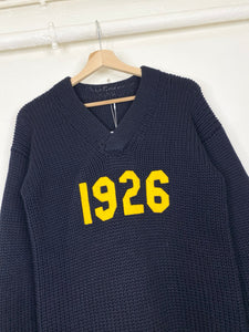 1920s A.G. Spalding Bros graduation wool knit sweater (S-M)