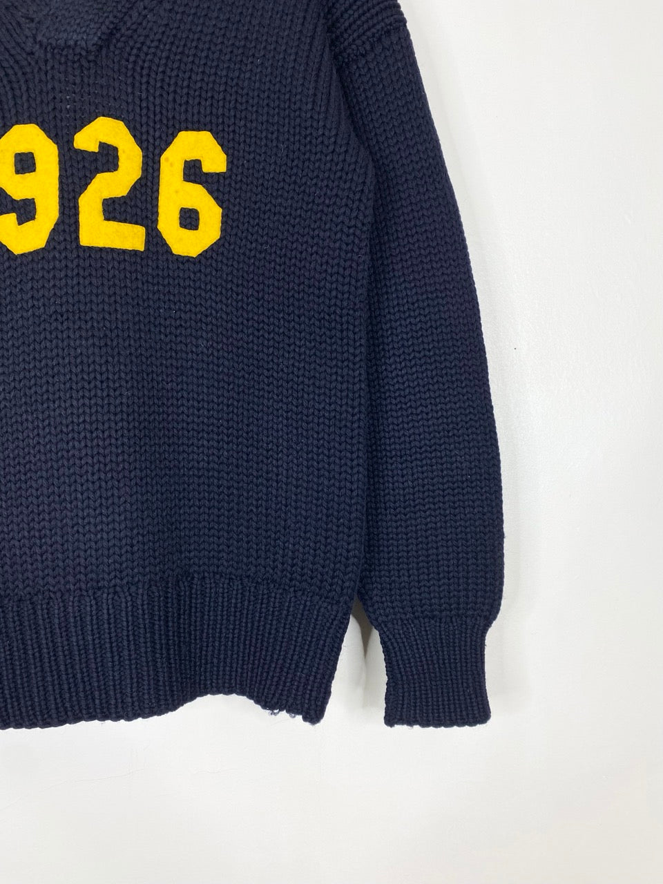 1920s A.G. Spalding Bros graduation wool knit sweater (S-M)