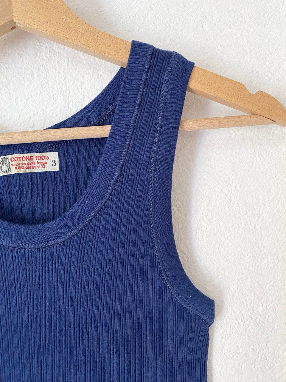 70s rib tank top (S)