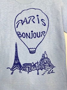 70s Paris Bonjour souvenir t-shirt (S)