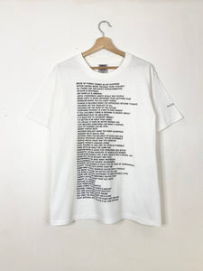 80-90s Jenny Holzer "Truisms" t-shirt (M)