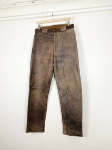 80s Giorgio Armani leather pants