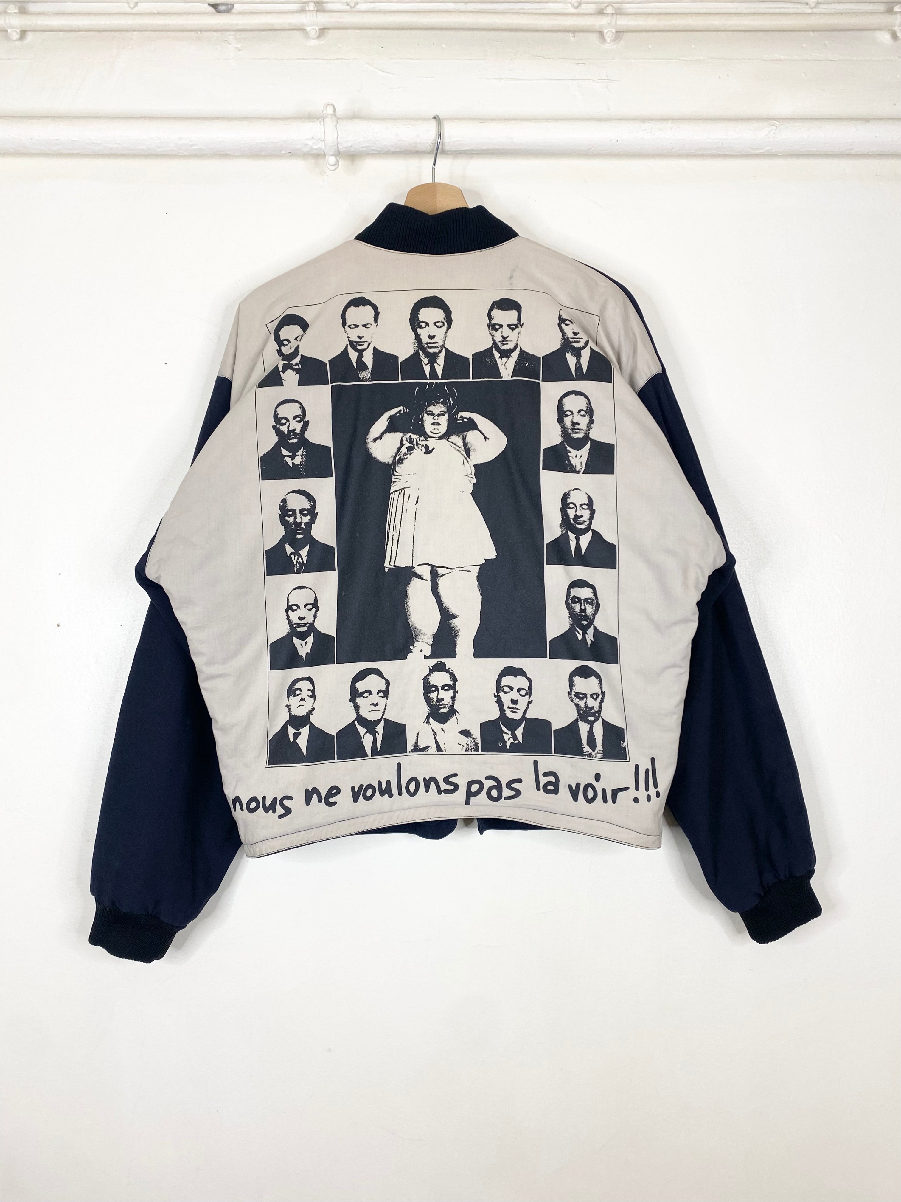 80s Calugi e Giannelli reversible quilted bomber (M/L)
