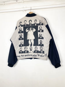 80s Calugi e Giannelli reversible quilted bomber (M/L)