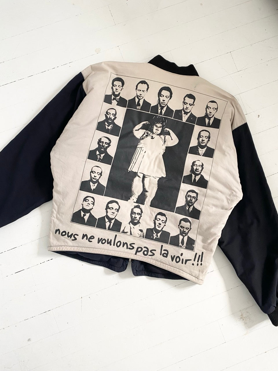 80s Calugi e Giannelli reversible quilted bomber (M/L)