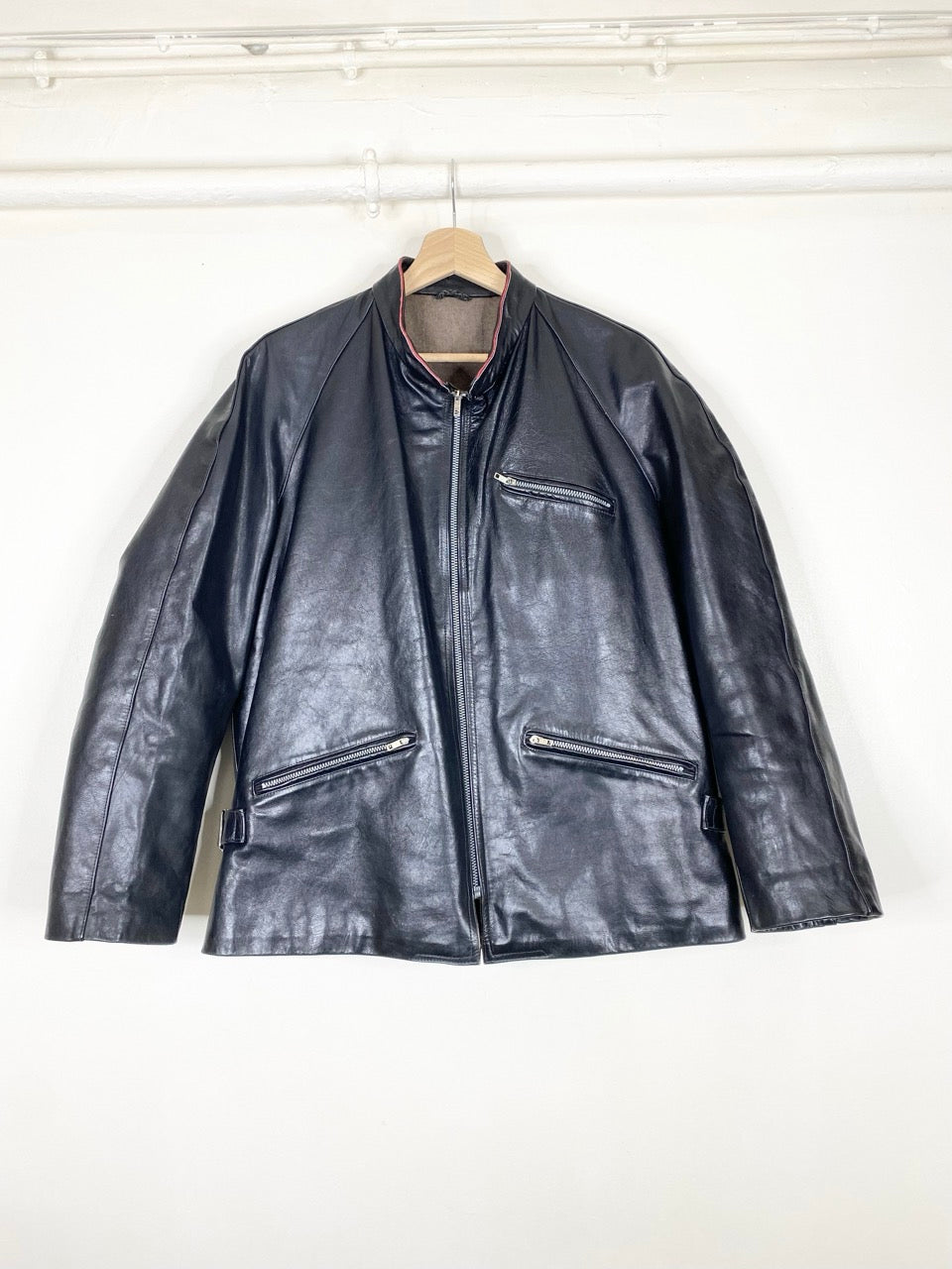 50s Italian leather jacket (S)