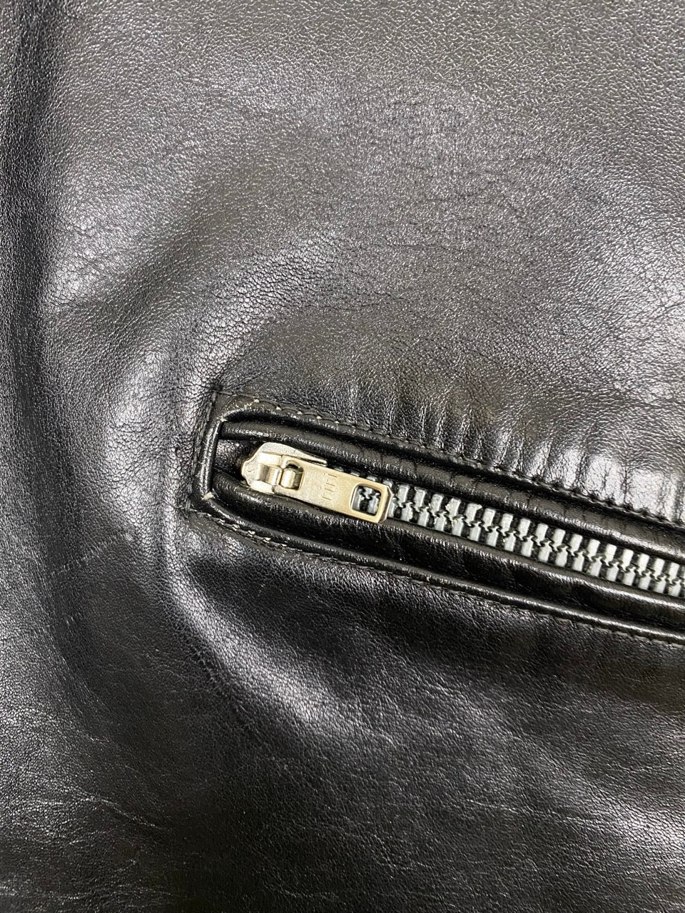 50s Italian leather jacket (S)