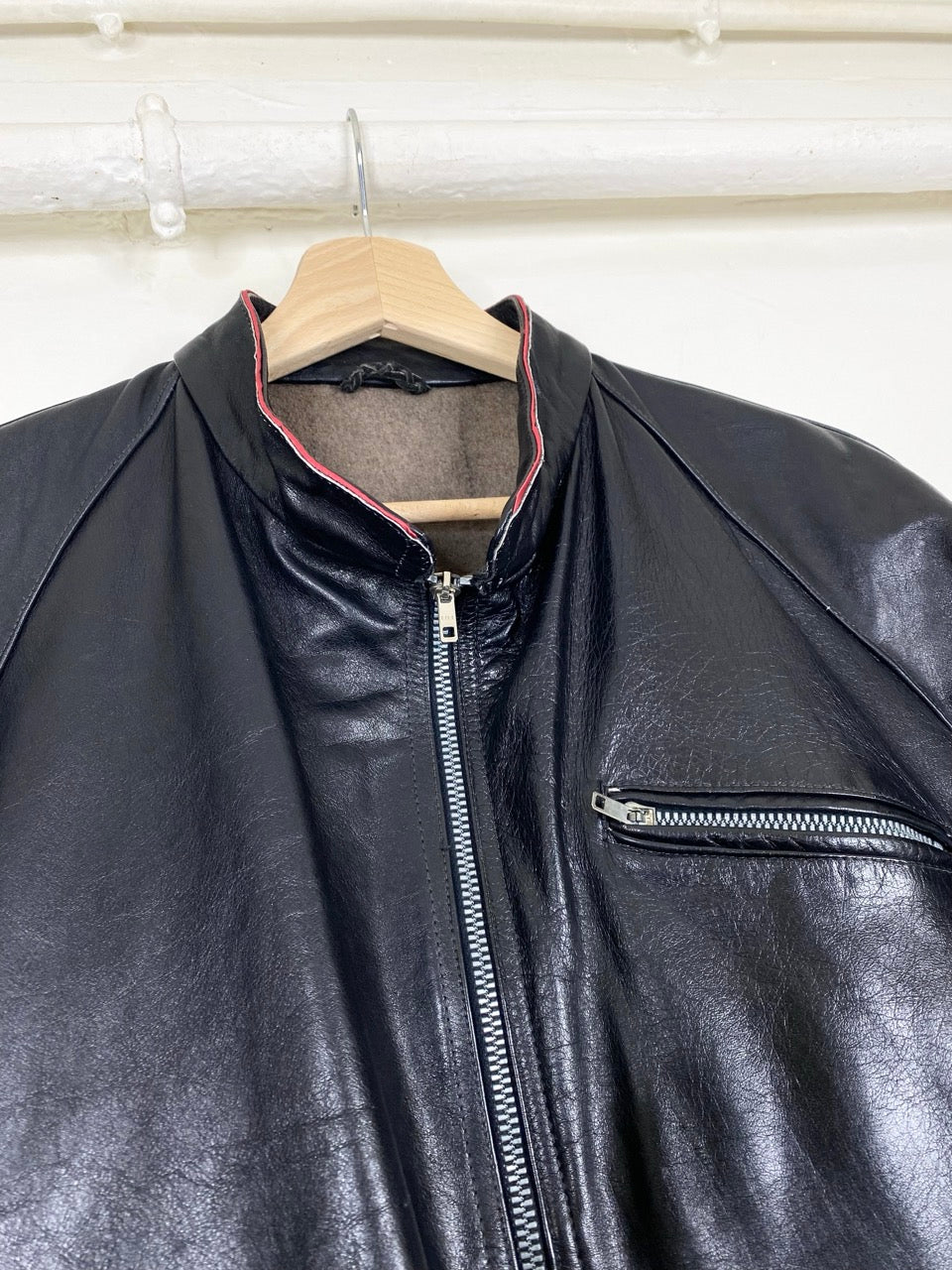 50s Italian leather jacket (S)