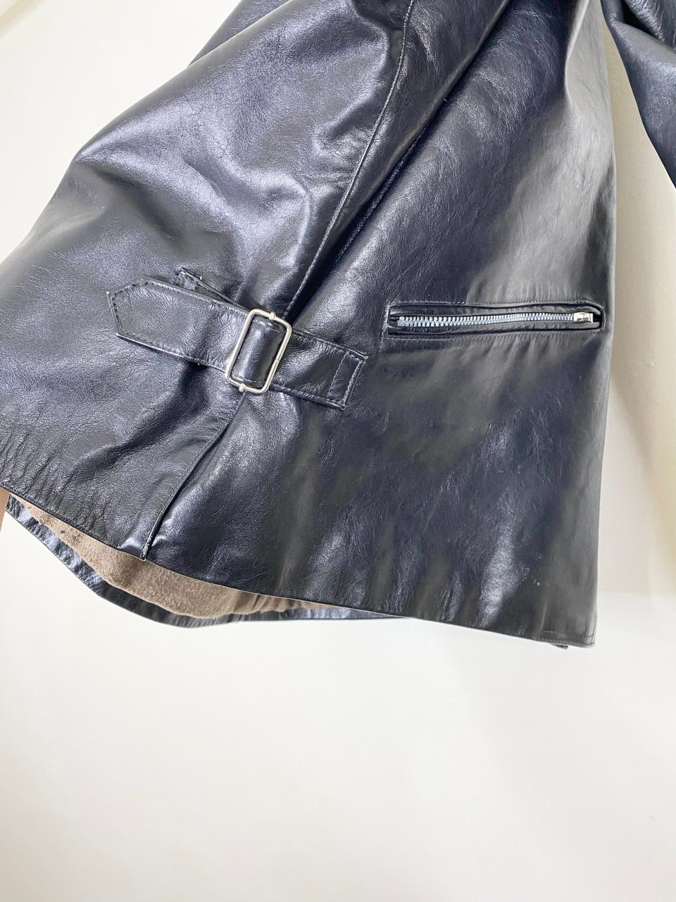 50s Italian leather jacket (S)