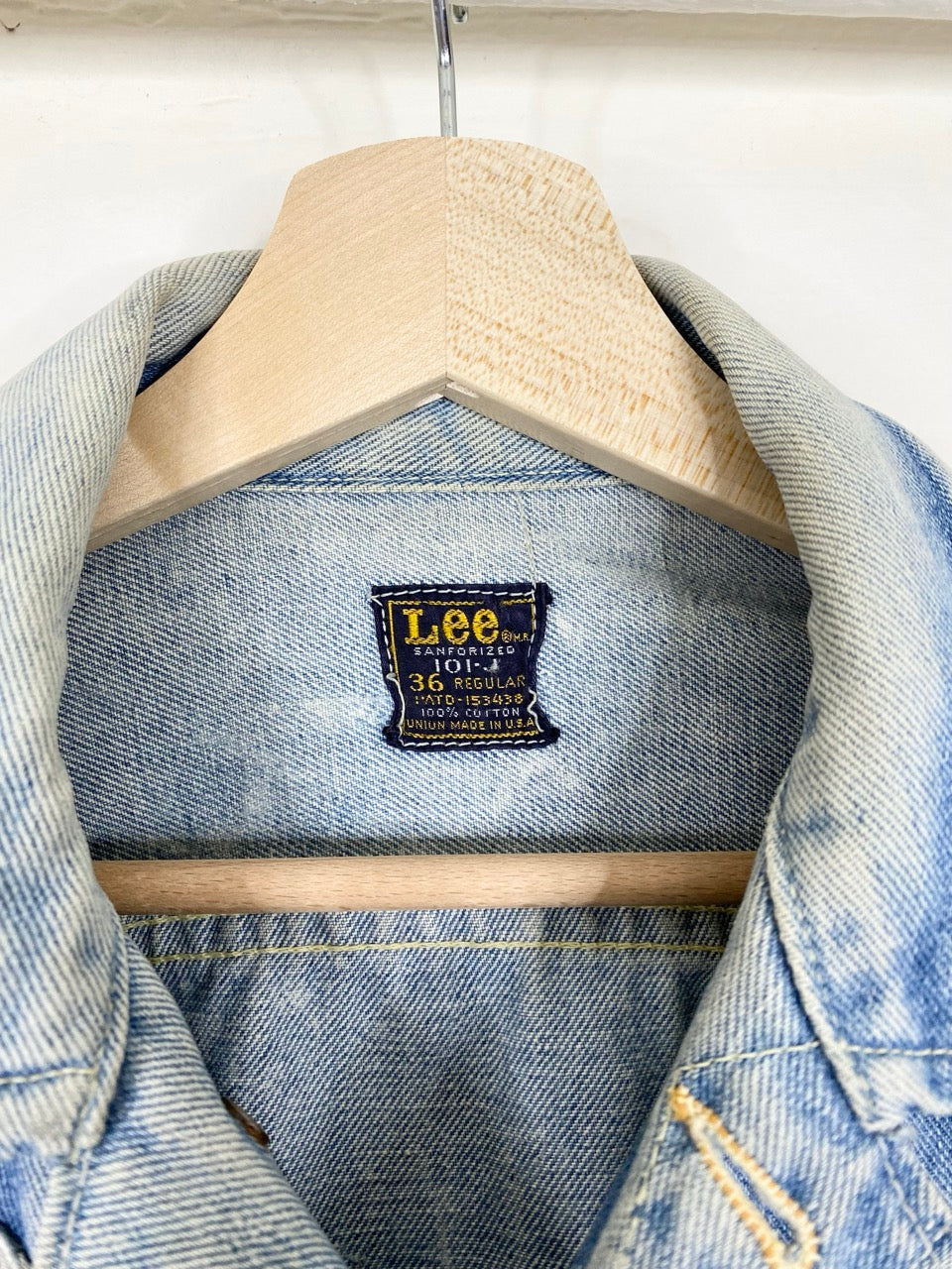 60-70s Lee Rider 101 J denim trucker jacket (S)