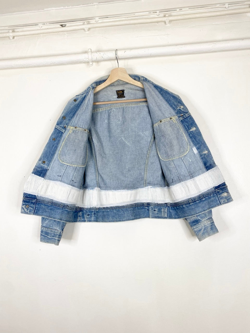 60-70s Lee Rider 101 J denim trucker jacket (S)