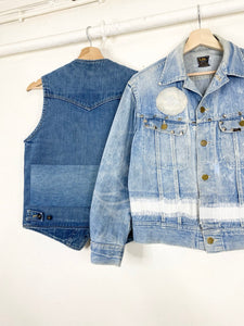 60-70s Lee Rider 101 J denim trucker jacket (S)