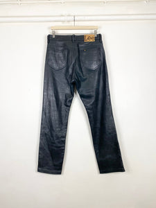 90s Lee Riders leather pants (W34)