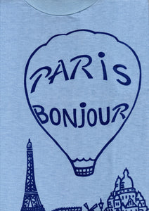 70s Paris Bonjour souvenir t-shirt (S)