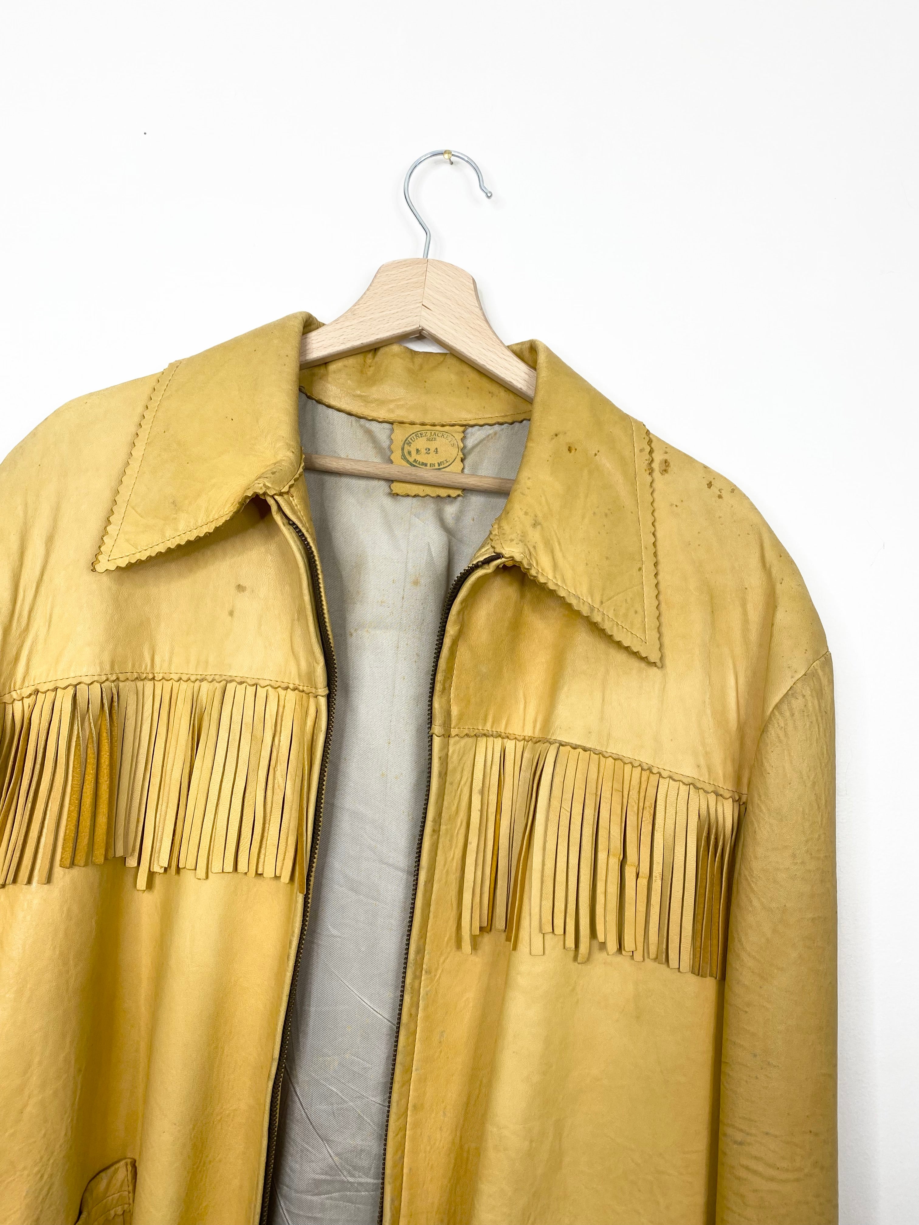 50-60s Nunez Jackets fringe leather jacket – forêt vierge