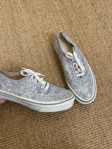 90s Grey Vans Authentic Made in Usa - 7us