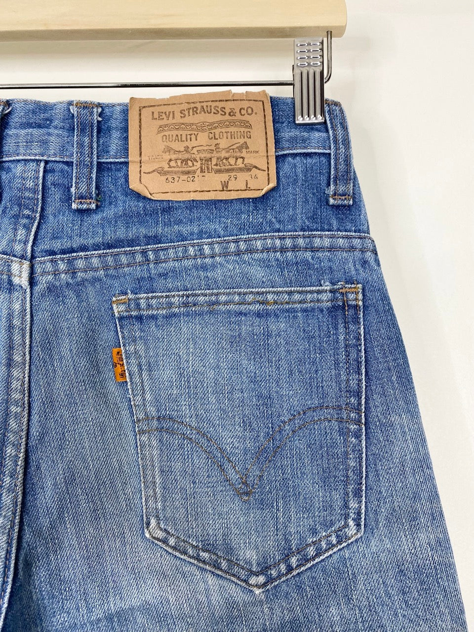 60-70s flared Levi's 637 Big E – forêt vierge